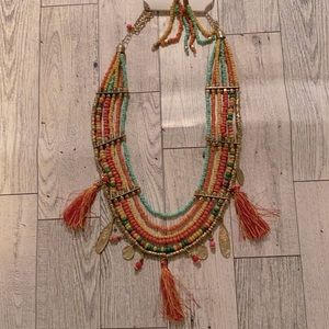 Boho tassel necklace